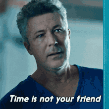 Time Is Not Your Friend Milo Sunter GIF - Time Is Not Your Friend Milo Sunter Mayor Of Kingstown GIFs