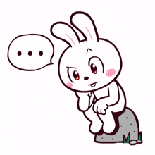 animal bunny rabbit cute considering