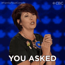 You Asked Family Feud Canada GIF - You Asked Family Feud Canada You Wanted It GIFs