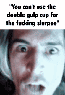 Xqc Double Gulp Cup GIF - Xqc Double Gulp Cup Dont Do It GIFs