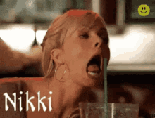 Nikki Drink GIF - Nikki Drink Drunk GIFs
