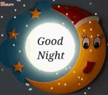 Good Night Emoji GIF - Good Night Emoji Happy Good Night GIFs