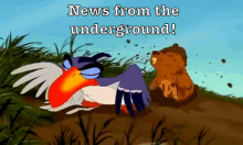 News From The Underground GIF - News Underground Lion King GIFs