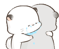Hug Cry Sticker - Hug Cry Sad Stickers