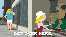 Get Over Here Right Now Debbie Harper GIF - Get Over Here Right Now Debbie Harper The Harper House GIFs