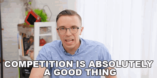 Competition Is Absolutely A Good Thing Austin Evans GIF - Competition Is Absolutely A Good Thing Austin Evans Good Competition GIFs
