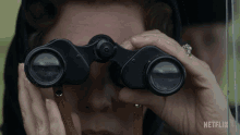 Looking From Binoculars Queen Elizabeth Ii GIF - Looking From Binoculars Queen Elizabeth Ii Olivia Colman GIFs
