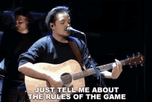 Just Tell Me Tell Me About The Rules Of The Game GIF - Just Tell Me Tell Me About The Rules Of The Game Milky Chance GIFs