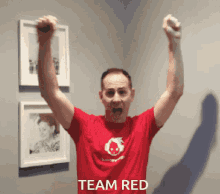 Battledj Team Red GIF - Battledj Team Red Hands Up GIFs