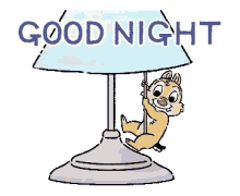 kawaii love goodnight chipmunks dale