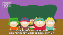 Just Hurry Butters Eric Cartman GIF - Just Hurry Butters Eric Cartman Kyle Broflovski GIFs