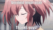 verified tenor tenor user anime girl itsajoke