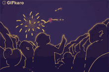 Happy Diwali Gifkaro GIF - Happy Diwali Gifkaro Fireworks GIFs