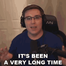 Its Been A Very Long Time Barton GIF - Its Been A Very Long Time Barton Its Been A While GIFs