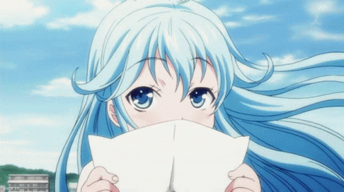 Anime Girl Blue Hair Gifs Tenor