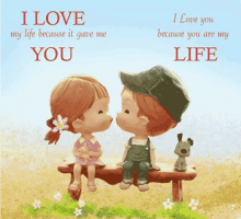I Love You I Love My Life Because It Gave Me You GIF - I Love You I Love My Life Because It Gave Me You You Are My Life GIFs