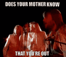 Abba Does Your Mother Know GIF - Abba Does Your Mother Know That Youre Out GIFs