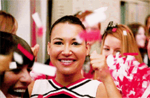 Glee Santana Lopez GIF - Glee Santana Lopez Two Thumbs Up GIFs