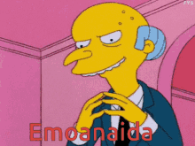 Sr Burnns The Simpsons GIF - Sr Burnns The Simpsons Emoanaida GIFs