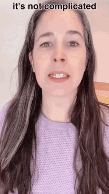 Its Not Complicated Rachel Smith GIF - Its Not Complicated Rachel Smith Rachels English GIFs