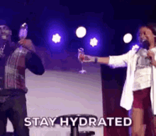 Important GIF - Stay Hydrated Hydration Cheers GIFs