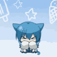 Kaito Vocaloid GIF - Kaito Vocaloid Cat Boy GIFs