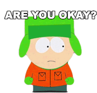 Are You Okay Kyle Broflovski Sticker - Are You Okay Kyle Broflovski South Park Stickers