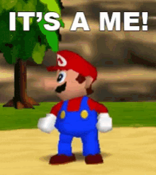 Its A Me Mario GIF - Its A Me Mario It Me GIFs
