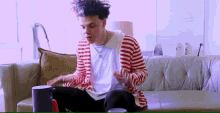 Yungblud Stay Home With GIF - Yungblud Stay Home With Dom GIFs