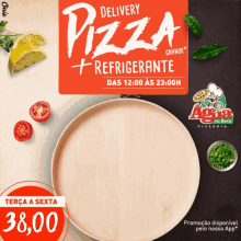 pizza promoting ferrigerante