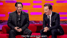 Benedict Cumberbatch Johnny Depp GIF - Benedict Cumberbatch Johnny Depp I Feel Like GIFs