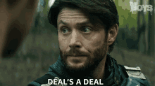 Deals A Deal Soldier Boy GIF - Deals A Deal Soldier Boy Jensen Ackles GIFs