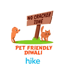 no cracker zone pet friendly diwali dog smile cat pets allowed