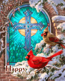 Happy Holidays Church GIF - Happy Holidays Church Cardinal GIFs