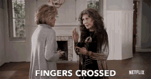 Fingers Crossed Frankie GIF - Fingers Crossed Frankie Lily Tomlin GIFs