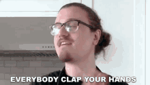Everybody Clap Your Hands Joshua Weissman GIF - Everybody Clap Your Hands Joshua Weissman Give A Round Of Applause GIFs