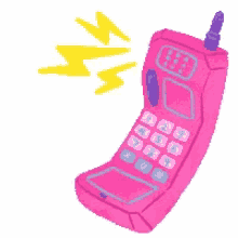 pink phone ringing hello there