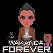 Wakanda Wakanda Forever GIF - Wakanda Wakanda Forever Lignon Cynthia GIFs