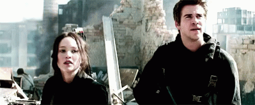 Katniss And Gale GIF - Hunger Games Katniss Everdeen Jennifer Lawrence -  Discover & Share GIFs