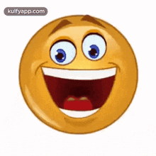Smiley Emoji.Gif GIF - Smiley Emoji Smile Emoji Funny GIFs