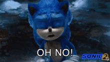 Oh No Sonic GIF - Oh No Sonic Sonic The Hedgehog2 GIFs