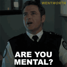 Are You Mental Jake Stewart GIF - Are You Mental Jake Stewart Wentworth GIFs