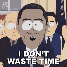 I Dont Waste Time Barack Obama GIF - I Dont Waste Time Barack Obama South Park GIFs