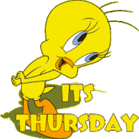 Its Thursday Sticker - Its Thursday Tweetie Stickers