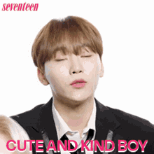 cute and kind boy seungkwan seventeen cute boy kind boy