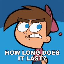 How Long Does It Last Timmy GIF - How Long Does It Last Timmy Fairly Odd Baby GIFs