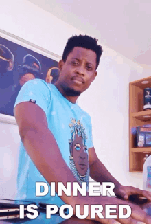 Dinner Is Poured Seyi Awolowo GIF - Dinner Is Poured Seyi Awolowo Beer For Dinner GIFs