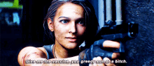 Resident Evil Jill Valentine GIF - Resident Evil Jill Valentine Give Me The Vaccine You Greedy Son Of A Bitch GIFs