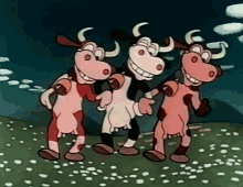 Cows Dance Dancing Cattle GIF - Cows Dance Dancing Cattle Steer Shuffle GIFs