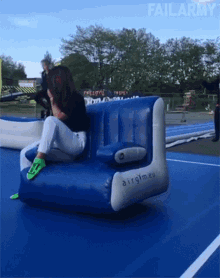 Front Flip Chair Trick GIF - Front Flip Chair Trick Falling Over GIFs